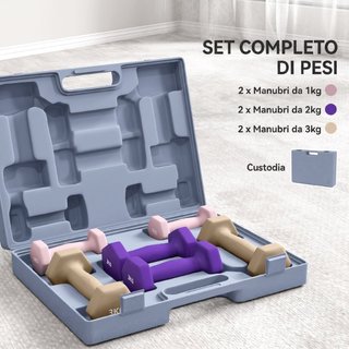 Juego de mancuernas de 12 kg con