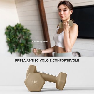 Juego de mancuernas de 12 kg con