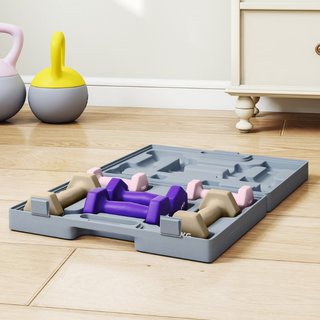 Juego de mancuernas de 12 kg con