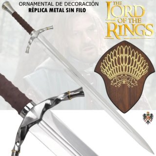 Espada Boromir El Señor de los Anillos + Soporte