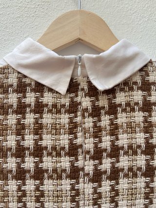 Vestido de tweed