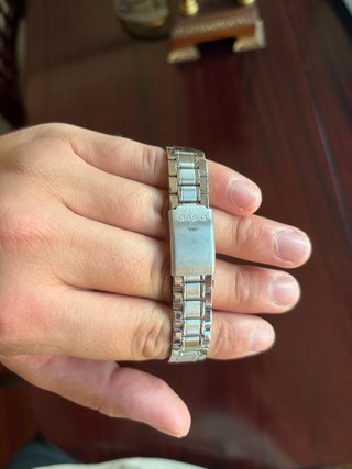 Reloj Casio Plata y Blanco