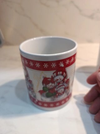 Tazas Navideñas con Muñecos de Nieve
