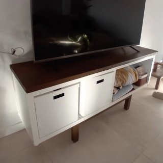 Mueble Kallax Ikea blanco