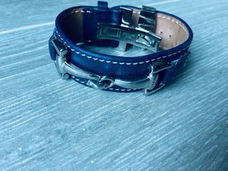 Pulsera DIMACCI azul y plateada