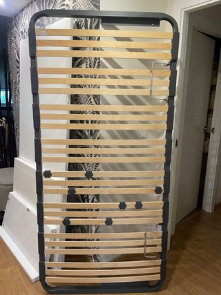 Somier Cama 90x190 Metálico y Madera