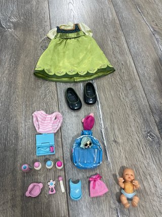 Nancy Bebé con Accesorios y Ropita