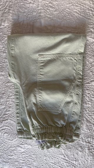 Vaquero niña verde menta