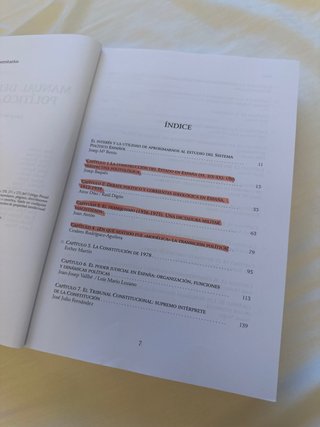 Manual del Sistema político español