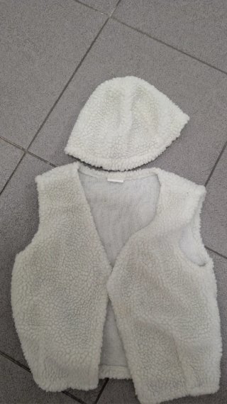Disfraz pastor gorro y cubrepiernas