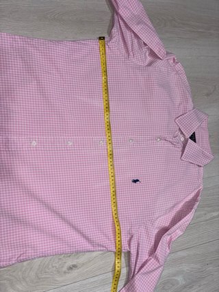 Polo Ralph Lauren Camisa Rosa y blanca Cuadros