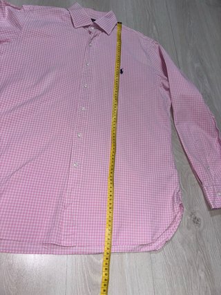 Polo Ralph Lauren Camisa Rosa y blanca Cuadros