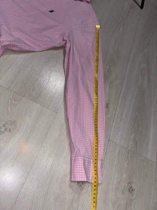 Polo Ralph Lauren Camisa Rosa y blanca Cuadros