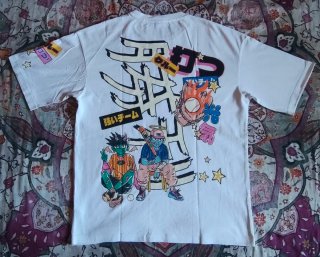 Camiseta Bershka oversize estampado anime
