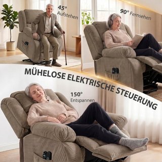 Sillón de TV con masaje y