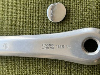 Bielas y Platos Shimano 600 Tricolor Ultegra