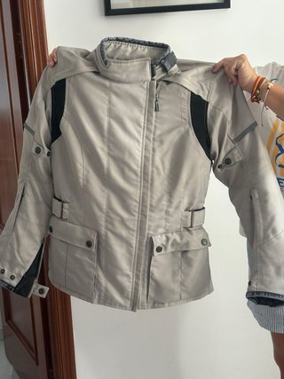 Chaqueta Revit Moto Mujer Beige talla 40/42