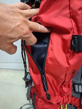 Mochila Prowalk 50L Camino Santiago Roja