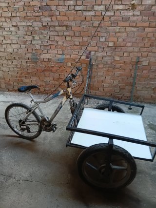 Triciclo de carga para venta ambulante