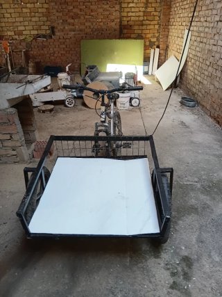 Triciclo de carga para venta ambulante