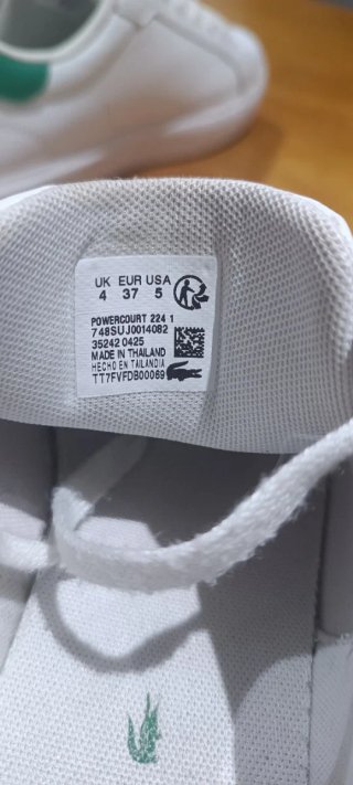 Zapatillas Lacoste Blancas Talla 37