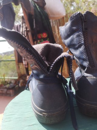 Converse altas forradas invierno azul marino