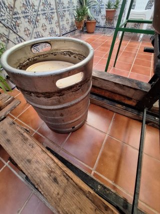 Minialmazara o prensa de aceitunas