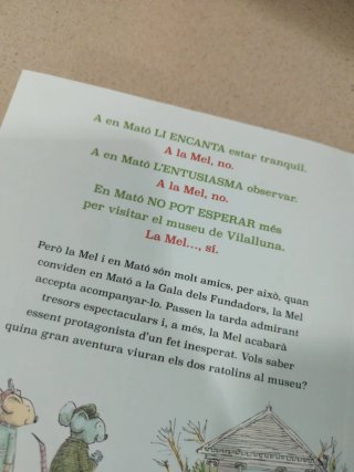 Mel i Mató van al museu