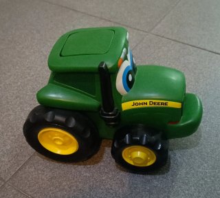 Lote Juguetes John Deere:Camión,Excavadora Tractor