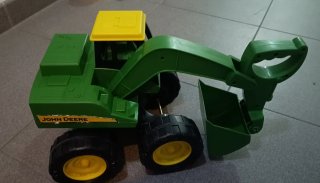 Lote Juguetes John Deere:Camión,Excavadora Tractor