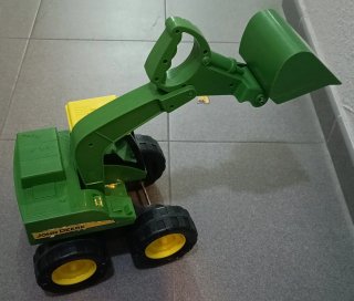 Lote Juguetes John Deere:Camión,Excavadora Tractor