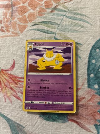 Carta Pokémon Hypno Fase 1