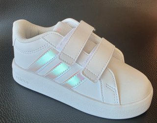 Zapatillas Adidas Niña Velcro Multicor Blanco. T25