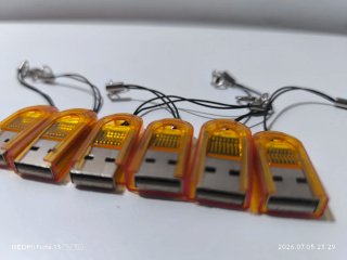 6 Lector Tarjetas DS Lite + 2 Cables USB