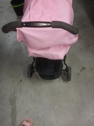 Silla de paseo rosa