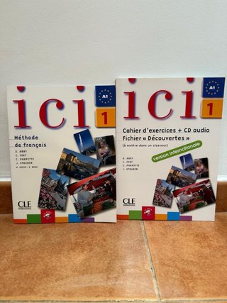 Libro Ici 1 Methode de français + Cahier + CD
