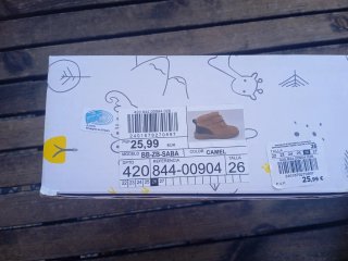 Botín niño Camel Talla 26 y talla 27  Para gemelos
