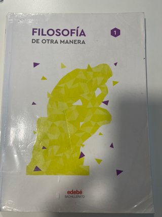 Filosofía 1, primer curso de bachillerato