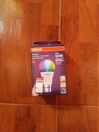 Bombilla Osram SMART+ Classic A 60 B22D
