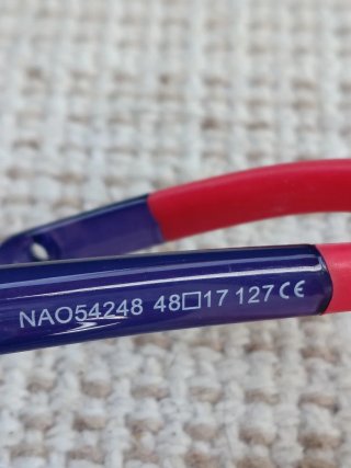 Gafas graduables infantiles Nano azul/rojo