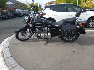 Honda Shadow 125 Negra