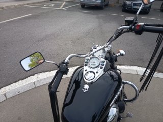 Honda Shadow 125 Negra