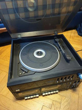 Equipo de música Sanyo Tocadiscos Cassette Radio