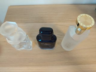3 Frascos de Perfume Vacíos Colección