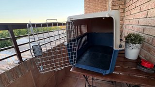 Transportín Perro 60x40x38cm Puerta Metálica