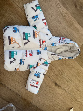 Chaleco acolchado bebé reversible