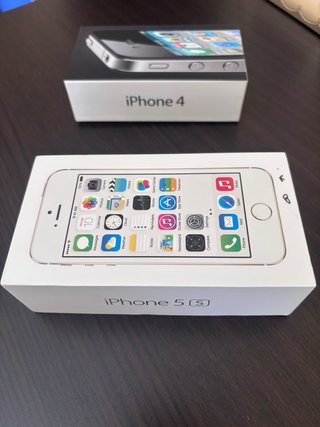 Pack Cajas iPhone 4, 5S y Nokia 6500