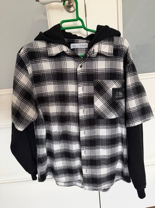 2 Camisas de cuadros de 12 años,