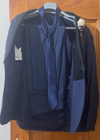 Traje de boda SEVENSON AZUL
