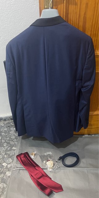 Traje de boda SEVENSON AZUL